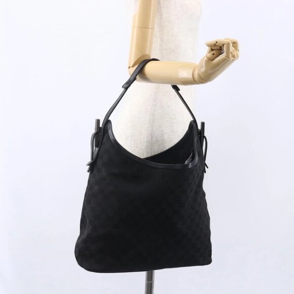 GUCCI GG Canvas Shoulder Bag Black 106242 Auth 149723 - Picture 16 of 16
